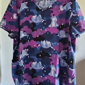 Disney Eeyore Scrub Top